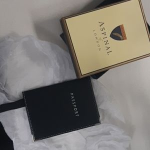 Leather passport cover